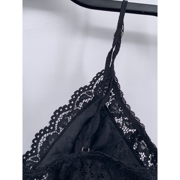 SEDUCTIVEWEAR By Cinema Etoile Women's Black Floral Lace V-Neck Bralette SZ S - Picture 6 of 10